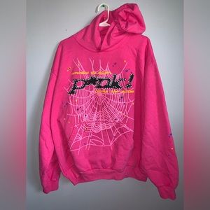 Sp5der Hoodie - Pink (Size L)